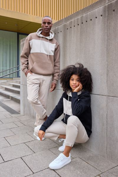Daiber Hoody Color block